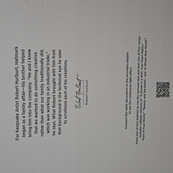 HALLMARK Disney Princess Dreams Carousel - Picture 2 of 4